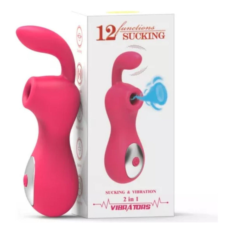 Vibrador Succionador Conejito Clitoris Punto G Ruido Bajo