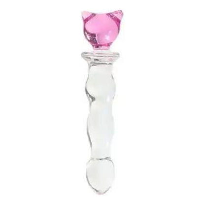 Dildo Consolador Plug Escalonado de Cristal Vidrio