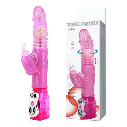 Dildo Vibrador Consolador Rotatorio Empuje Multivelocidad