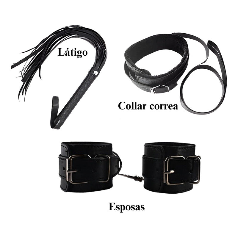 Set Kit 8 En 1 Accesorios Fetiche Bdsm Bondage