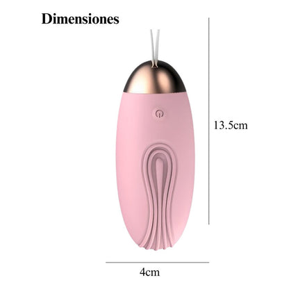 Vibrador Mini Lover Con Control Remoto 10m Conexión Usb