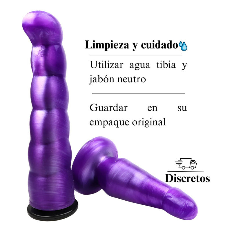 Arnes Sujetador Consolador Doble Penetracion Dildo 18,5 Cm