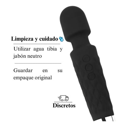 Vibrador Luxery Con Conexión Usb 20 Frecuencias De Vibración