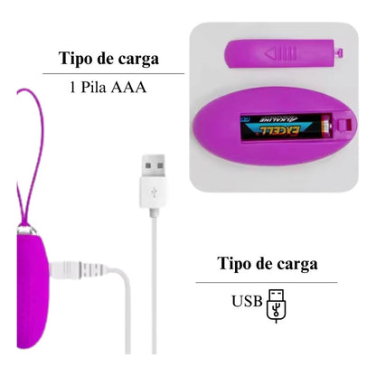 Bala Vibradora 12 Velocidades Recargable Usb Premium