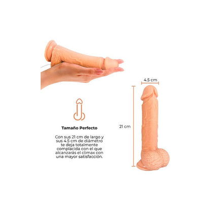 Vibrador Control Remoto Eyaculador Flexible Realista