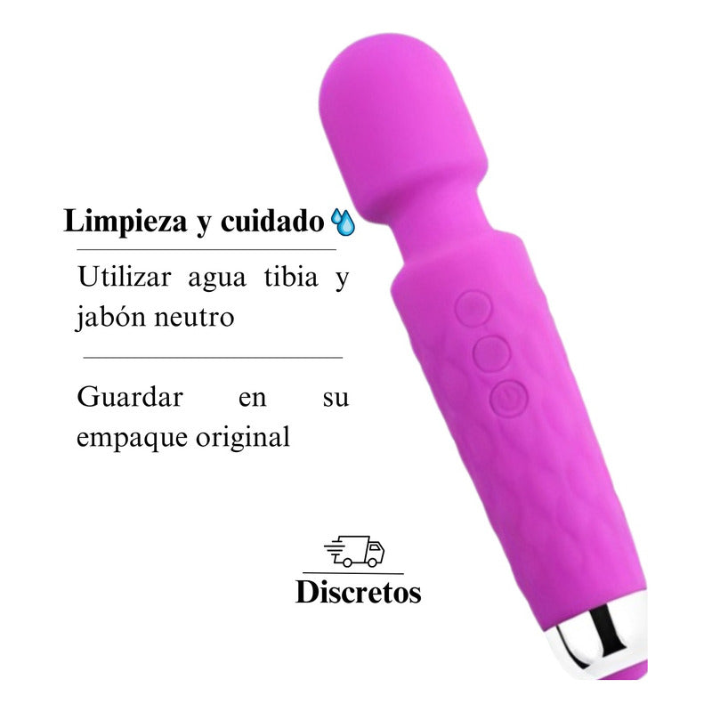 Vibrador Luxery Con Conexión Usb 20 Frecuencias De Vibración