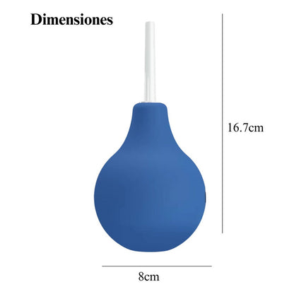 Enema Limpiador Anal Y Vaginal Silicona Suave 224ml