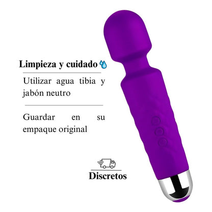 Vibrador Luxery Con Conexión Usb 20 Frecuencias De Vibración