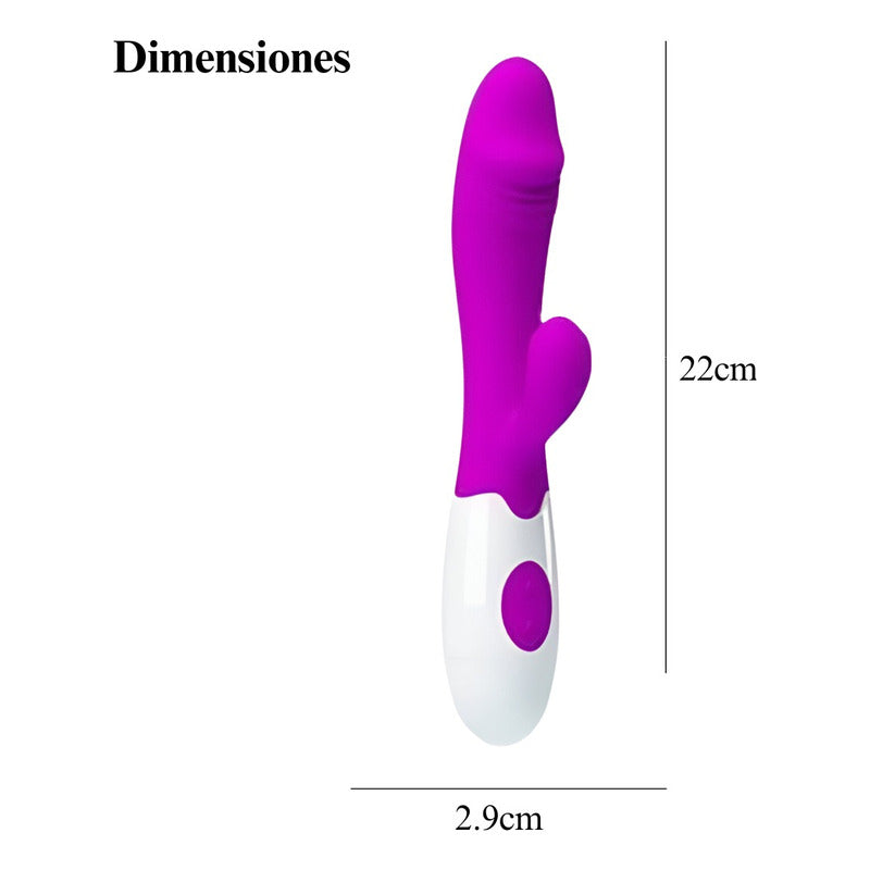 Dildo Vibrador Estimulador Punto G Conexión Usb