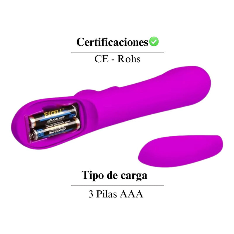 Consolador Vibrador Doble Estimulación Rabbit 30 Velocidades