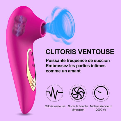 Succionador Vibrador De Silicona Carga Usb