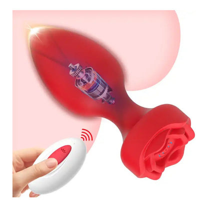 Plug Anal Vibrador Rosa Carga Usb Control Remoto 10 Vibracio