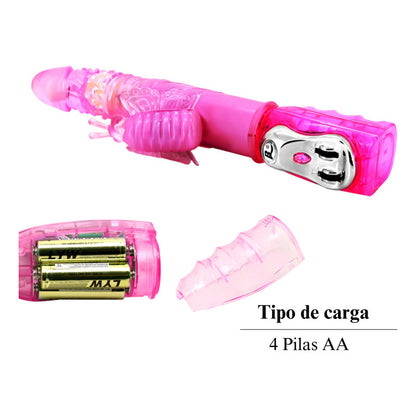 Dildo Vibrador Consolador Rotatorio Empuje Multivelocidad