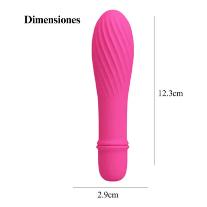 Consolador Vibrador Bala 10 Velocidades Impermeable