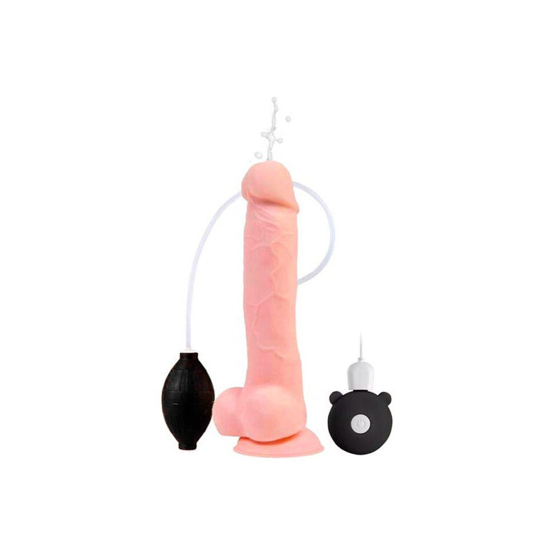 Vibrador Control Remoto Eyaculador Flexible Realista