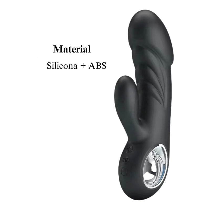 Consolador Vibrador Doble Estimulador Punto G Y Clítoris