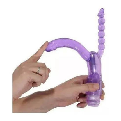 Vibrador Consolador Doble Penetración Punto G +  2 Pilas