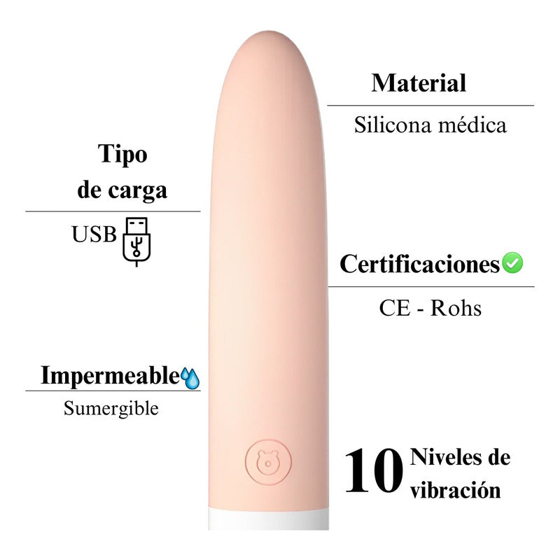 Vibrador Flight Of Fantasy Con 10 Frecuencias De Vibración