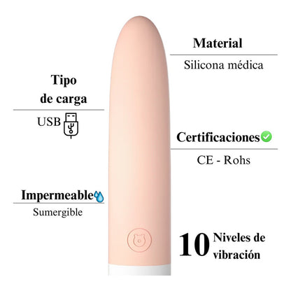 Vibrador Flight Of Fantasy Con 10 Frecuencias De Vibración