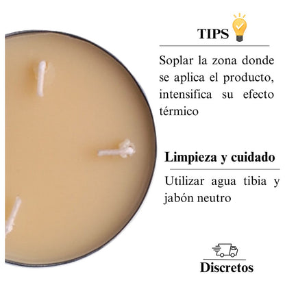 Vela Aceite Para Masajes Tibios Corporal  Vainilla-naranja