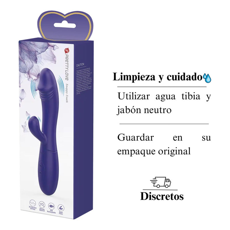 Vibrador Consolar Rabbit Placer Doble Clítoris Y Punto G