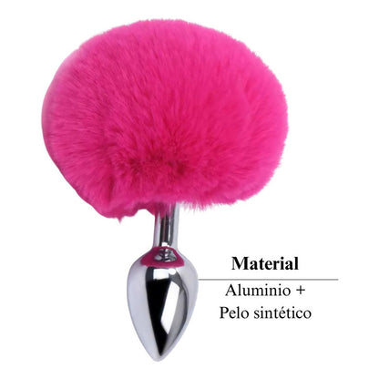 Plug Anal Cola De Conejo Rabbit Butt Plug Premium Aluminio