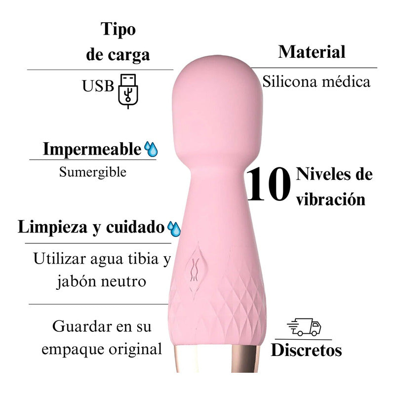 Vibrador Fancy Conexión Usb Y 10 Frecuencias De Vibración