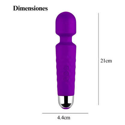 Vibrador Luxery Con Conexión Usb 20 Frecuencias De Vibración