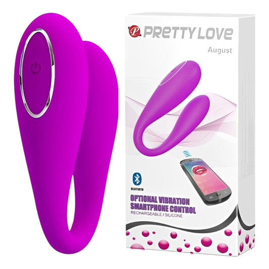 Vibrador Con Bluetooth Pretty Love August Recargable App