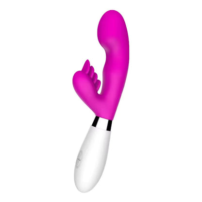 Vibrador Doble Kick Off Con Estimulador De Punto G A Batería