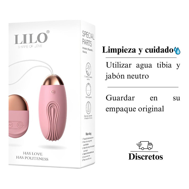 Vibrador Mini Lover Con Control Remoto 10m Conexión Usb