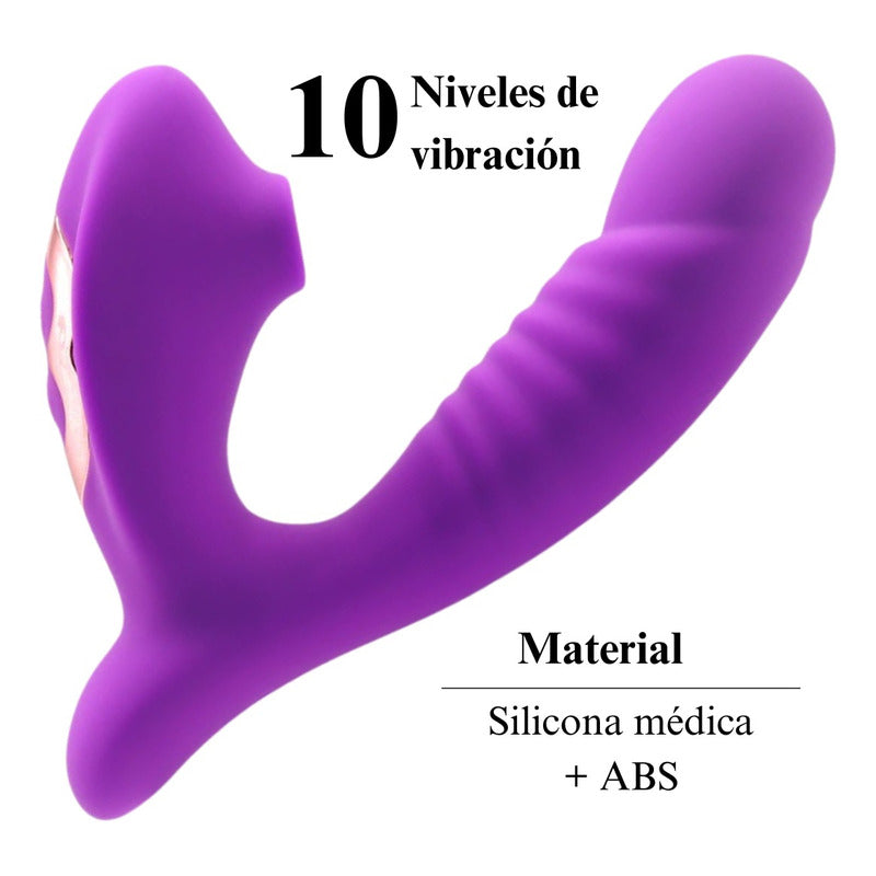 Succionador Vibrador Vision Usb 10 Frecuencias De Vibración