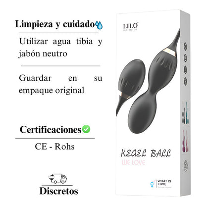 Set Bolas Kegel Simple Y Doble 2 Piezas.