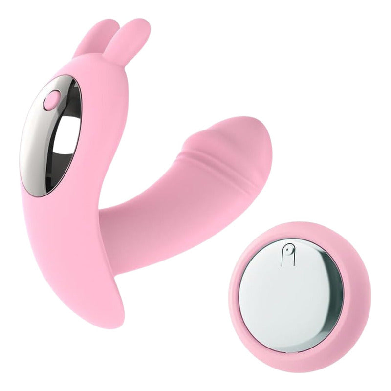 Vibrador Doble Rubbit Estimulador Punto G Con Control Remoto