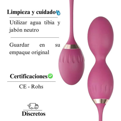 Set Bolas Kegel Simple Y Doble 2 Piezas.