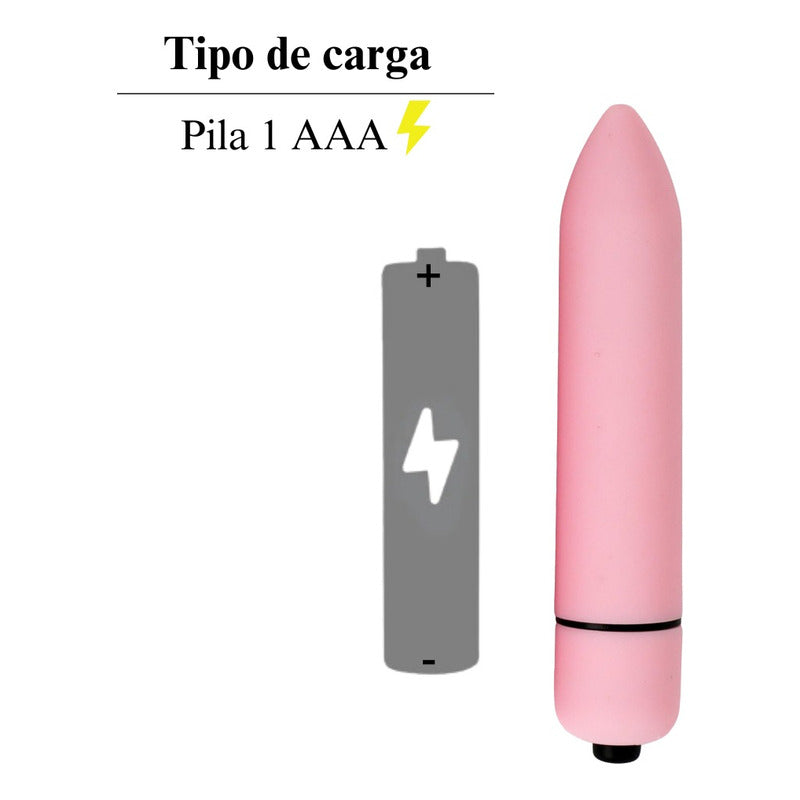 Consolador Bullet Vibrador 10 Velocidades Resistente Al Agua