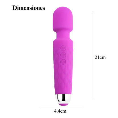 Vibrador Luxery Con Conexión Usb 20 Frecuencias De Vibración