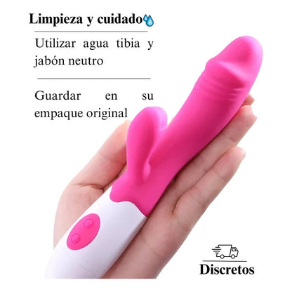 Dildo De Silicona A Bateria 20cms