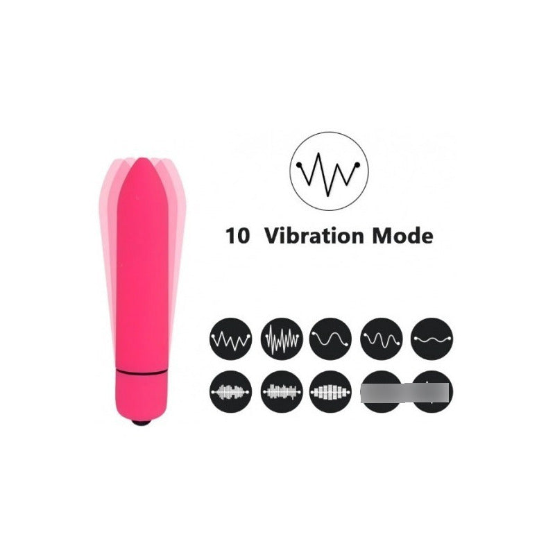 Consolador Bullet Vibrador 10 Velocidades + Pilas Incluidas