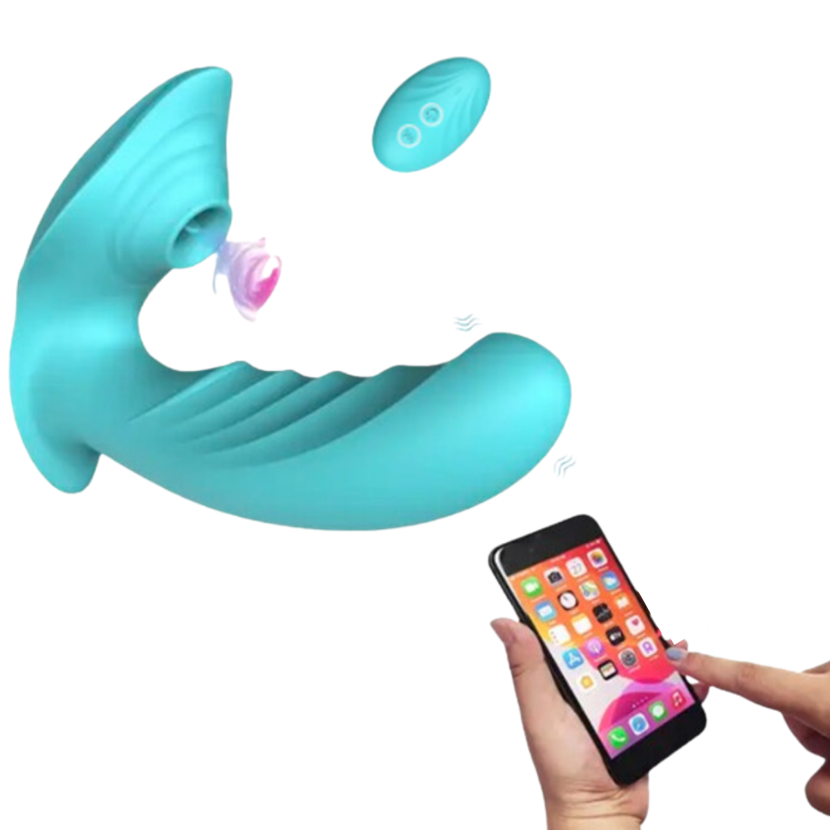 Vibrador Succionador Estimulador Clítoris Con App Y Control