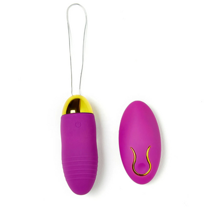 Violeta - Bala Vibradora Con 10 Velocidades Silenciosa Impermeable Usb.