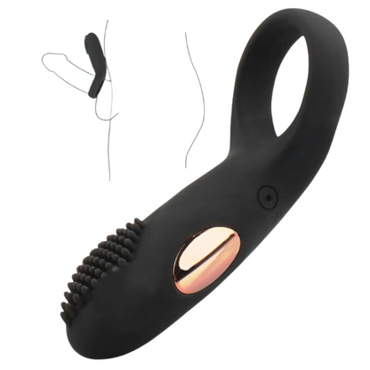 Anillo Para Pene Vibrador Estimulador De Clítoris Recargable