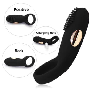 Anillo Para Pene Vibrador Estimulador De Clítoris Recargable