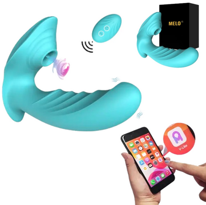 Vibrador Succionador Estimulador Clítoris Con App Y Control